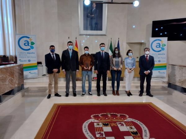 Entrega de los premios de la Cátedra Aqualia a los mejores trabajos Fin de Máster y de Grado