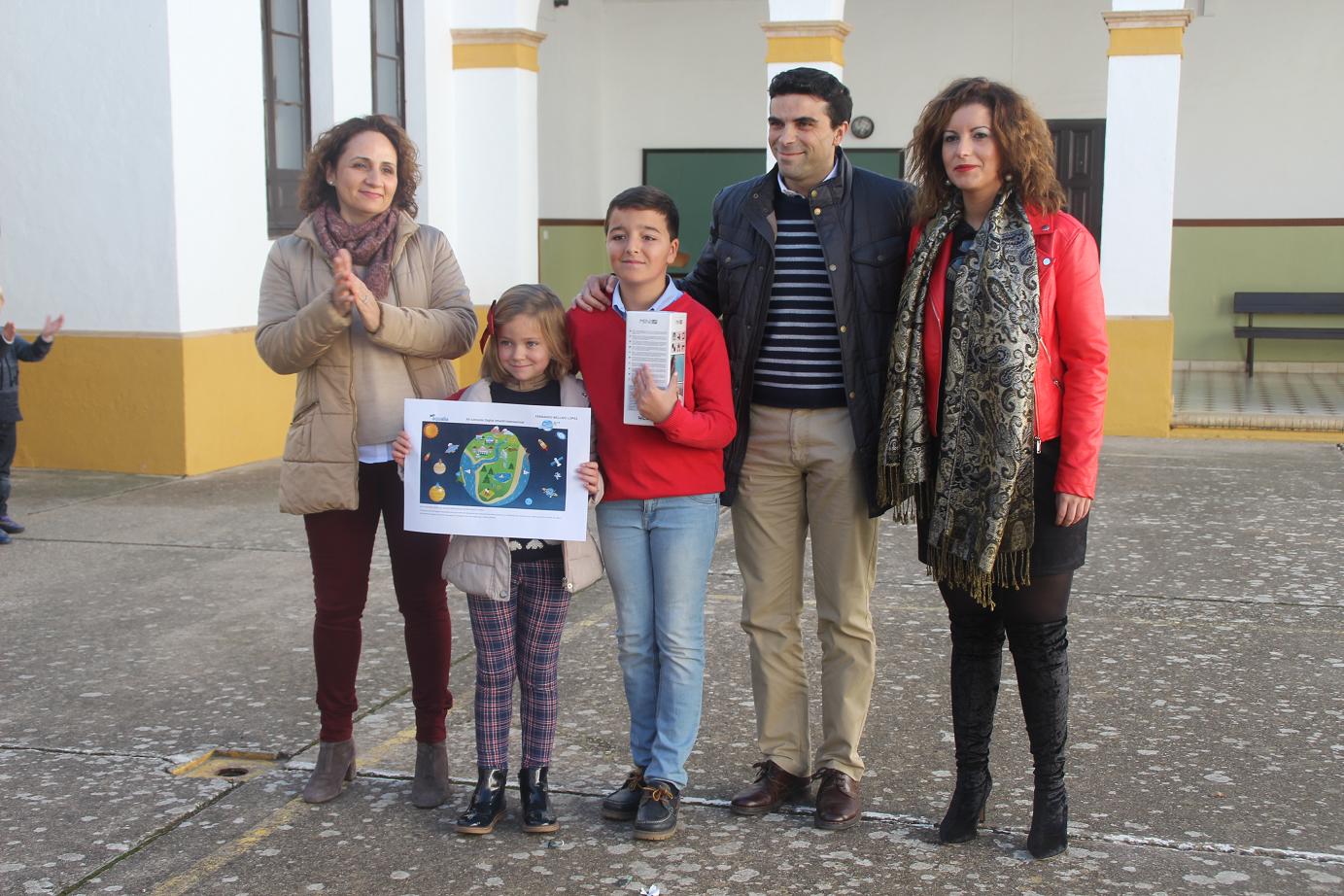 Premiados dos niños de Morón por sus ideas para reutilizar el agua residual