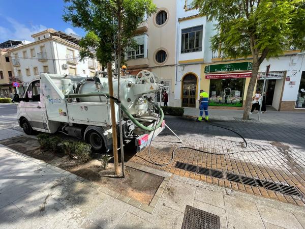 Aqualia prevé en la feria de Baena un consumo de agua equivalente a una piscina olímpica