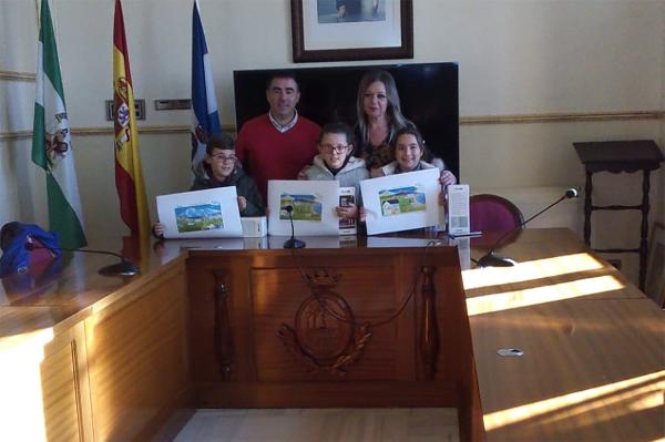 Tres niños de San Juan del Puerto premiados en la 16ª edición del Concurso Internacional de Dibujo Infantil de Aqualia