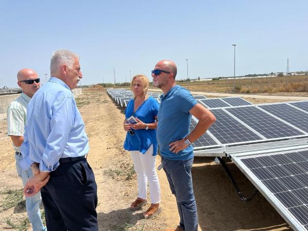 La depuradora de Chipiona aumenta hasta el 10% su autosuficiencia energética con la instalación de un proyecto piloto de placas fotovoltaicas
