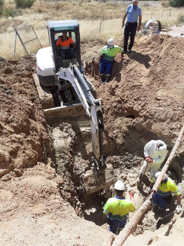 La zona norte de Jaén se libra de un posible corte de agua provocado por una avería