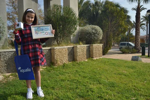 Una niña de San Isidro (Alicante) finalista de la 18ª edición del Concurso Infantil de Aqualia dedicada a los ODS  y la Agenda 2030
