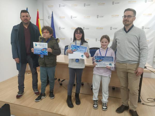 El Servicio Municipal de Aguas de Villena entrega los premios del Concurso Digital Infantil de Aqualia