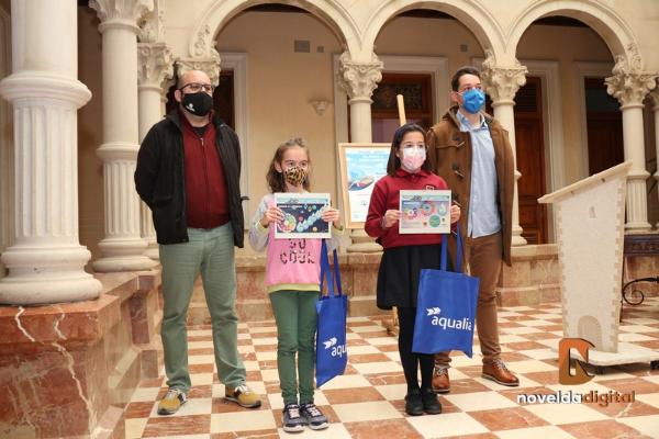 Dos niñas de Novelda finalistas del Concurso Infantil de Aqualia dedicada a los ODS  y la Agenda 2030