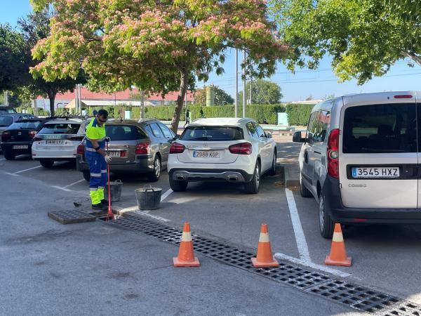 Puesta a punto de la red de alcantarillado de Villena de cara a las tormentas de verano