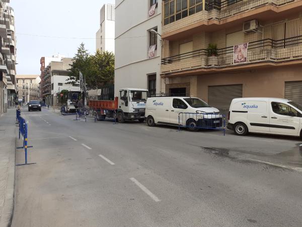 Inicio de la construcción de un Estación de Bombeo en la calle Férriz de Villena para controlar la evacuación de aguas residuales
