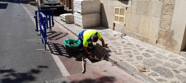 Puesta a punto de la red de alcantarillado y pluviales de Sóller antes de las lluvias de finales de verano