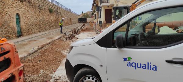 Comienzan las obras de conexión a la red de saneamiento de la calle Benicadim de Dénia