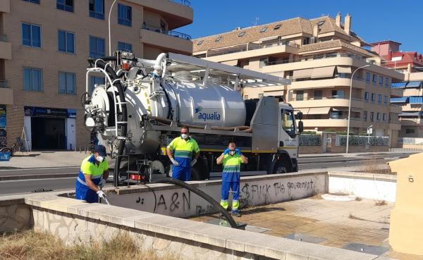 Puesta a punto de la infraestructura de recogida de aguas pluviales de Dénia para evitar inundaciones durante las lluvias de finales de verano