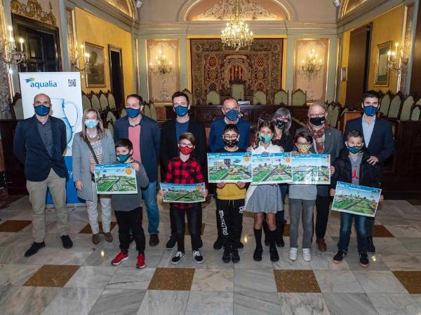 Siete escolares de Lleida, finalistas del Concurso Digital de Dibujo de Aqualia