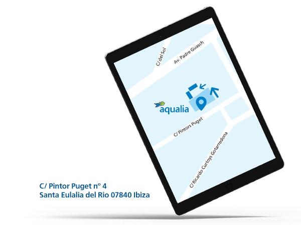 La oficina de Aqualia en Santa Eulària cierra por obras de mejora