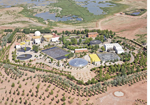 ALCAZAR DE SAN JUAN WWTP AERIAL VIEW