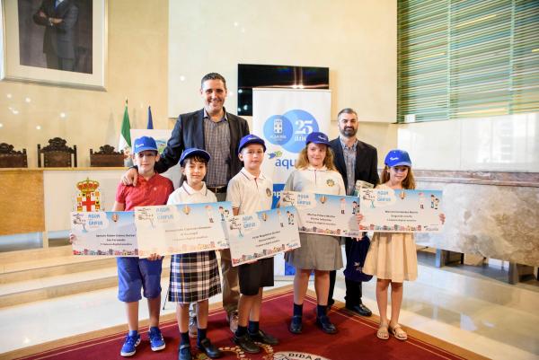 El Ayuntamiento de Almería y Aqualia entregan los premios de la 16ª Edición del Concurso Infantil
