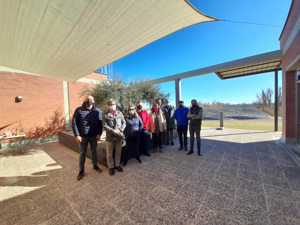 Representantes de una Ingeniería-consultoría del Reino Unido visitan la depuradora de Lleida para conocer los proyectos de I+D que se llevan a cabo en la planta