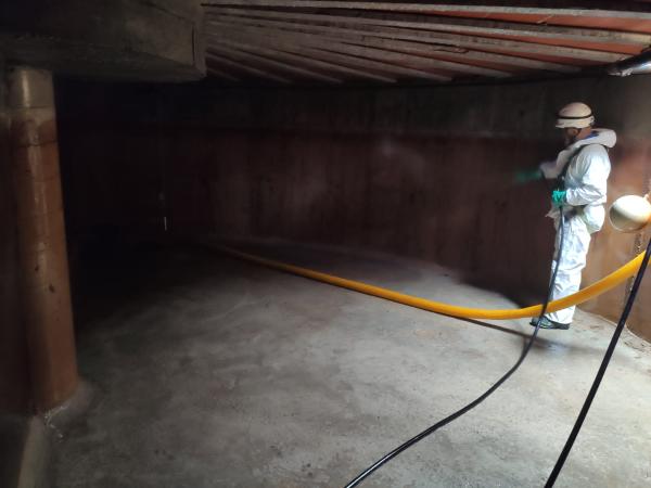 Finalizado el Plan de Limpieza y Desinfección 2022 de los depósitos de Inglés para garantizar la calidad del agua